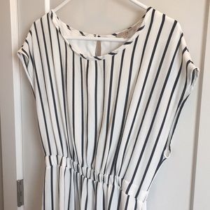 Cutest vertical stripe dress with pockets